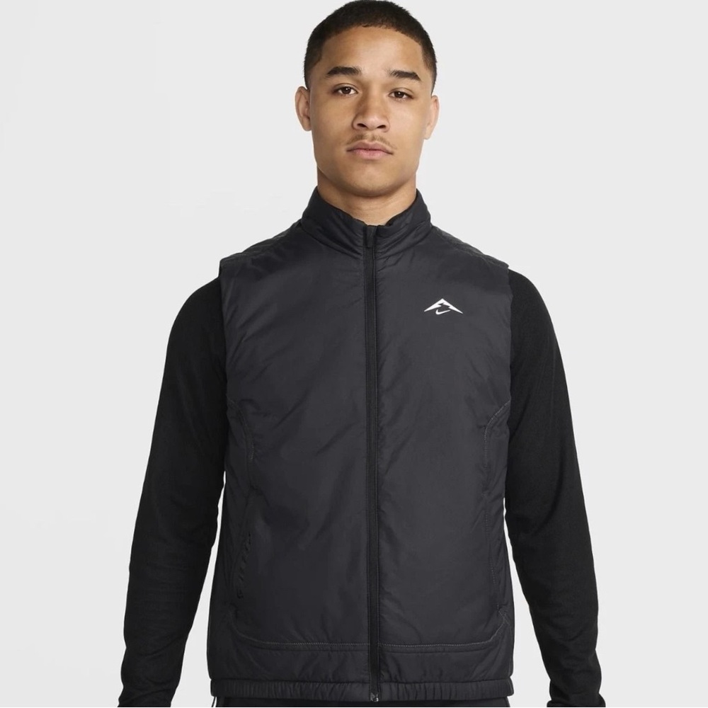 Nike Trail PrimaLoft Therma-FIT Running Hiking Vest Men Sz M FZ0001-010 $160